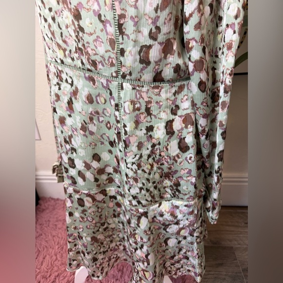 NWOT Ted Baker Floral Long Sleeve Dress - Picture 10 of 15